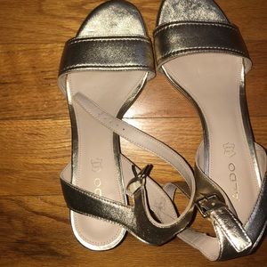 Women’s aldo gold sandals